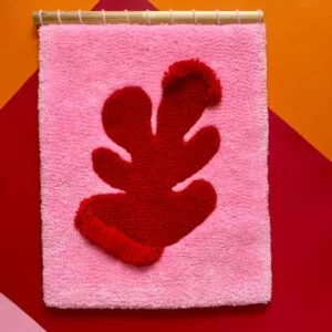 fleur-rouge-tapisserie-murale-tufting-mogiostudio