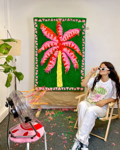 summer-escape-tufting-palmier- artiste-mogiostudio
