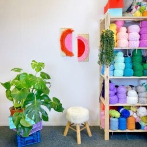 sun-is-here-rose-orange-tapisserie-murale-tufting-2-mogiostudio