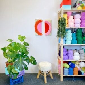 sun-is-here-rose-orange-tapisserie-murale-tufting-mogiostudio