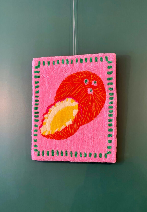 noix-de-coco-tapisserie-murale-tableau-tufting-rose-mogiostudio