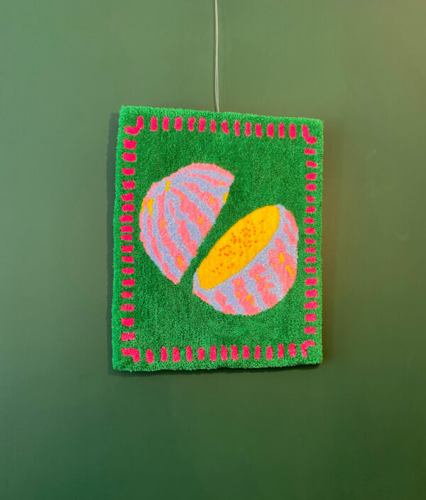 pasteque-tapisserie-murale-tableau-tufting-vert-mogiostudio