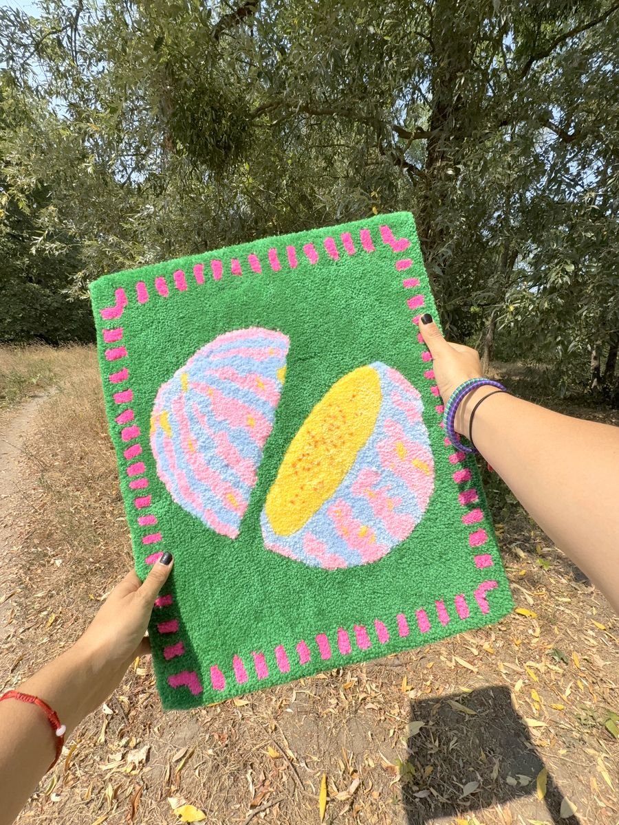 summer-escapes-tableau-tufting-pasteque-foret-mogiostudio